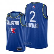 Maglia All Star 2020 Los Angeles Clippers Kawhi Leonard #2 Blu