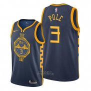 Maglia Golden State Warriors Jordan Poole #3 Citta Blu