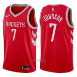 Maglia Houston Rockets Joe Johnson #7 2017-18 Rosso
