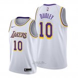 Maglia Los Angeles Lakers Jared Dudley #10 Association Bianco