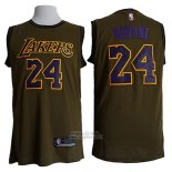 Maglia Los Angeles Lakers Kobe Bryant #24 Nike Verde