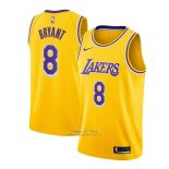 Maglia Los Angeles Lakers Kobe Bryant #8 Nike Icon 2018-19 Giallo