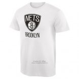 Maglia Manica Corta Brooklyn Nets Bianco