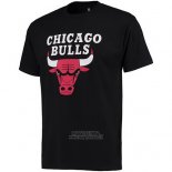 Maglia Manica Corta Chicago Bulls Nero
