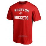 Maglia Manica Corta Houston Rockets Rosso2
