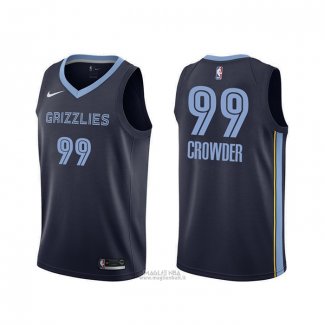 Maglia Memphis Grizzlies Jae Crowder #99 Icon Blu