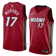 Maglia Miami Heat Rodney McGruder #17 Statement 2018 Rosso