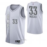 Maglia Oklahoma City Thunder Mike Muscala #33 Citta 2021-22 Bianco