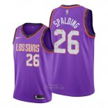 Maglia Phoenix Suns Ray Spalding #26 Citta Viola