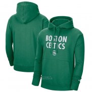 Felpa Con Cappuccioha Boston Celtics Citta 2020-21 Verde