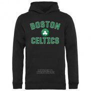 Felpa con Cappuccio Boston Celtics Nero4