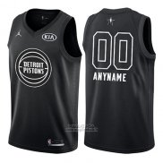 Maglia All Star 2018 Detroit Pistons Nike Personalizzate Nero