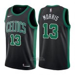 Maglia Boston Celtics Marcus Morris #13 Statehombret 2017-18 Nero