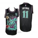 Maglia Brooklyn Nets Kyrie Irving #11 Swamp Dragon Nero
