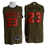 Maglia Chicago Bulls Michael Jordan #23 Nike Verde