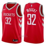 Maglia Houston Rockets Brandan Wright #32 Icon 2017-18 Rosso