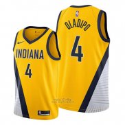 Maglia Indiana Pacers Victor Oladipo #4 Statement Edition Giallo