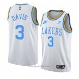 Maglia Los Angeles Lakers Anthony Davis #3 Classic 2022-23 Bianco