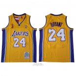 Maglia Los Angeles Lakers Kobe Bryant #24 2009 Finale Giallo