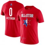 Maglia Manica Corta All Star 2020 Houston Rockets Russell Westbrook Rosso