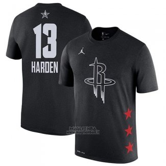 Maglia Manica Corta James Harden All Star 2019 Houston Rockets Nero