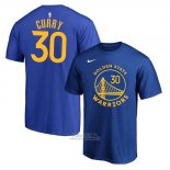 Maglia Manica Corta Stephen Curry Golden State Warriors 2019-20 Blu