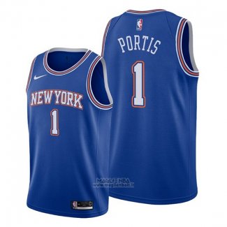 Maglia New York Knicks Bobby Portis #1 Statement Blu