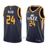 Maglia Utah Jazz Grayson Allen #24 Icon 2018 Blu
