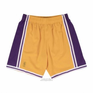 Pantaloncini Los Angeles Lakers Mitchell & Ness Giallo