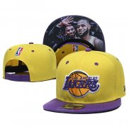 Cappellino Los Angeles Lakers Lebron James & Kobe Bryant 9FIFTY Snapback Giallo