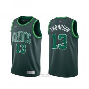 Maglia Boston Celtics Tristan Thompson #13 Earned 2020-21 Verde