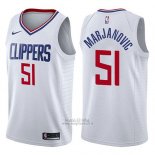 Maglia Los Angeles Clippers Boban Marjanovic #51 Association 2017-18 Bianco