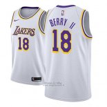 Maglia Los Angeles Lakers Joel Berry II #18 Association 2018-19 Bianco