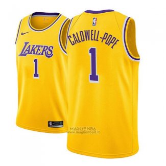 Maglia Los Angeles Lakers Kentavious Caldwell-Pope #1 Icon 2018-19 Or