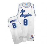 Maglia Los Angeles Lakers Kobe Bryant #8 Retro Bianco2