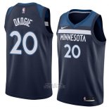 Maglia Minnesota Timberwolves Josh Okogie #20 Icon 2018 Blu