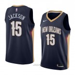 Maglia New Orleans Pelicans Frank Jackson #15 Icon 2018 Blu