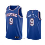 Maglia New York Knicks R.j. Barrett #9 Statement 2020-21 Blu