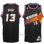 Maglia Phoenix Suns Steve Nash #13 Retro Nero