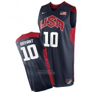 Maglia USA 2012 Kobe Bryant #10 Nero