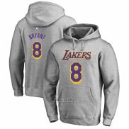 Felpa con Cappuccio Kobe Bryant Los Angeles Lakers Grigio2