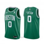 Maglia Boston Celtics Jayson Tatum #0 Icon 2021-22 Verde