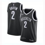Maglia Brooklyn Nets Blake Griffin #2 Icon 2020-21 Nero