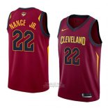 Maglia Cleveland Cavaliers Larry Nance Jr. #22 Icon 2017-18 Finals Bound Rosso