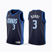 Maglia Dallas Mavericks Trey Burke #3 Earned 2020-21 Blu