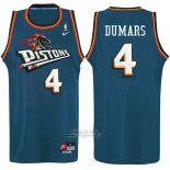 Maglia Detroit Pistons Joe Dumars #4 Blu