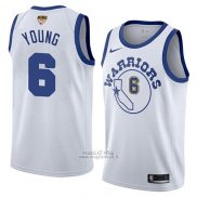 Maglia Golden State Warriors Nick Young #6 Classic 2017-18 Bianco