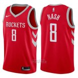 Maglia Houston Rockets Le'bryan Nash #8 2017-18 Rosso