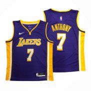 Maglia Los Angeles Lakers Carmelo Anthony #7 Statement Viola