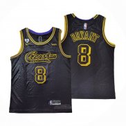 Maglia Los Angeles Lakers Kobe Bryant #8 Crenshaw Black Mamba Nero